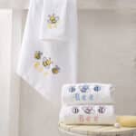 Σετ Βρεφικές Πετσέτες 2τμχ Honey Bee Rythmos