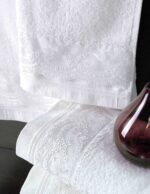 Σετ Νυφικές Πετσέτες 3τμχ με Δαντέλα Shiraz Rythmos - Image 3