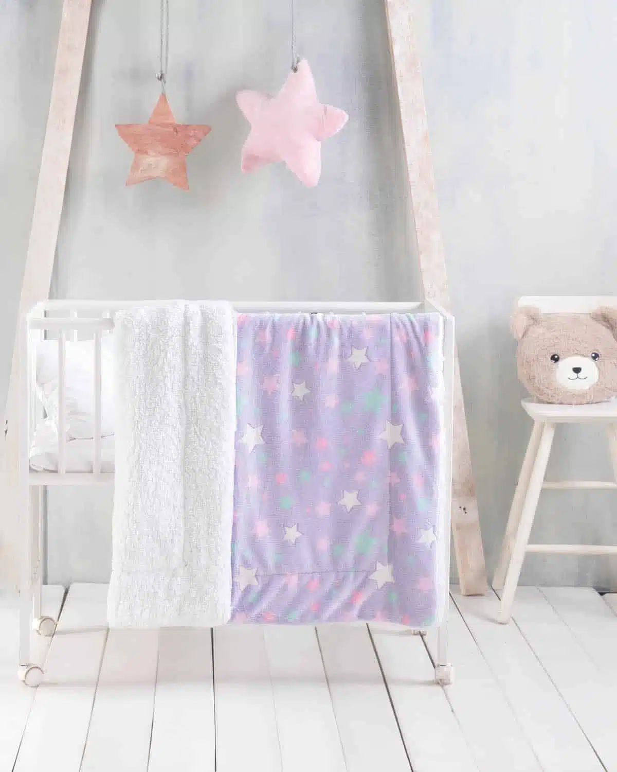 Κουβέρτα Fleece Φωσφωριζουσα Μώβ Starday Rythmos - Image 3