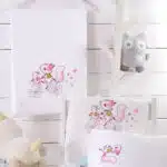 Κουβέρτα Βρεφική Πικέ Clunny Ρόζ Rythymos