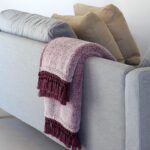 Κουβέρτα Sherpa Καναπέ με Κρόσσια 130x170 Twiggy Amethyst Melinen - Image 2