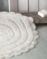 Πατάκι Μπάνιου Βαμβακερό Στρογγυλό 70cm Opal Rythmos - Image 6