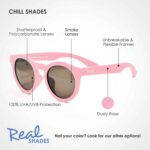 Παιδικά γυαλιά ηλίου Chill Toddler 2-4 ετών Dusty Rose Real Shades - Image 3