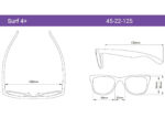 Παιδικά γυαλιά ηλίου Surf Kid 4-6 ετών Black Real Shades - Image 3