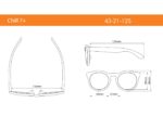 Παιδικά γυαλιά ηλίου Chill Youth 7+ ετών Steel Blue Real Shades - Image 2