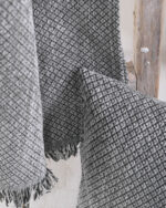 Διακοσμητική Μαξιλαροθήκη Tempe Γκρί Μαύρο 40x40εκ. Rythmos - Image 3