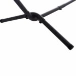 ΑΙΩΡΑ CRAVE HM6304.03 ΑΝΘΡΑΚΙ ΜΕΤΑΛ. ΣΚΕΛΕΤΟΣ--ΜΠΛΕ ΣΚΟΥΡΟ ΠΑΝΙ ΜΕ ΛΕΥΚΗ ΡΙΓΑ 265x93x105Υεκ - Image 9