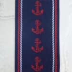Πετσέτα Θαλάσσης Βαμβακερή Anchor Μπλε 86x160εκ. Rythmos