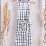 Ποδιά Κουζίνας Γκρι 85x60cm Nephele Rythmos