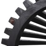 ΒΑΣΗ ΤΡΑΠΕΖΙΟΥ ΕΣΩΤ.ΧΩΡΟΥ ΣΤΡΟΓΓΥΛΗ FRANTZ HM9459.12 MINDI ΞΥΛΟ ΣΕ ΜΑΥΡΟ ΧΡΩΜΑ Φ60x74Yεκ. - Image 7