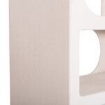 ΒΙΒΛΙΟΘΗΚΗ ΣΕΙΡΑ SANTORINI HM18062 MDF ΣΕ ΥΠΟΛΕΥΚΟ ΧΡΩΜΑ 80x38x180Yεκ. - Image 6