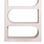 ΒΙΒΛΙΟΘΗΚΗ ΣΕΙΡΑ SANTORINI HM18062 MDF ΣΕ ΥΠΟΛΕΥΚΟ ΧΡΩΜΑ 80x38x180Yεκ. - Image 7