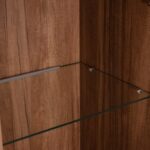 ΒΙΤΡΙΝΑ ΣΕΙΡΑ HARRY HM18011.01 ΜΕΛΑΜΙΝΗ ΦΥΣΙΚΟ ΞΥΛΟΥ-ΜΑΥΡΟ 90x40x185Υεκ. - Image 9