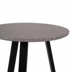 ΒΟΗΘΗΤΙΚΟ ΤΡΑΠΕΖΑΚΙ ROCKET HM9587.02 MDF ΓΚΡΙ ΜΑΡΜΑΡΟ-ΜΑΥΡΗ ΜΕΤΑΛΛΙΚΗ ΒΑΣΗ Φ45x55Υεκ. - Image 4
