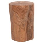 ΒΟΗΘΗΤΙΚΟ ΤΡΑΠΕΖΑΚΙ/ΣΚΑΜΠΟ TRONCO HM9374.21 ΞΥΛΟ TEAK--ΦΥΣΙΚΟ Φ30x45Υεκ. - Image 4