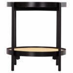 ΒΟΗΘΗΤΙΚΟ ΤΡΑΠΕΖΙ SEITZ HM18031 ΓΥΑΛΙ TOP-ΜΕΤΑΛΛΟ-RATTAN ΣΕ ΦΥΣΙΚΟ Φ50x55,5Υεκ. - Image 3