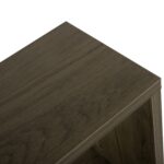 ΒΟΗΘΗΤΙΚΟ ΤΡΑΠΕΖΙ ΜΕ ΡΑΦΙΑ AMEER ΜΕΛΑΜΙΝΗ ΣΕ OLIVE GREY ΧΡΩΜΑ HM8881.12 50x17x56Υεκ. - Image 6