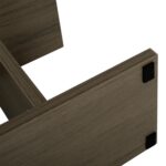 ΒΟΗΘΗΤΙΚΟ ΤΡΑΠΕΖΙ ΜΕ ΡΑΦΙΑ AMEER ΜΕΛΑΜΙΝΗ ΣΕ OLIVE GREY ΧΡΩΜΑ HM8881.12 50x17x56Υεκ. - Image 7