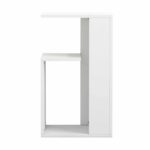 ΒΟΗΘΗΤΙΚΟ ΤΡΑΠΕΖΙ DAWN ΜΕΛΑΜΙΝΗΣ ΛΕΥΚΟ 35X29,5X60Yεκ.HM8880.11 - Image 3