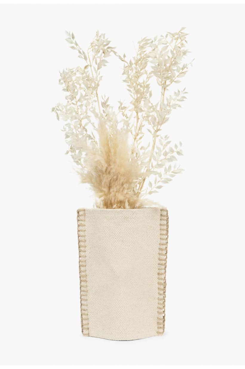 bottle-cover-asana-ecru-3 Calma House - Cotton Bottle Cover Asana 28x17cm - Image 1