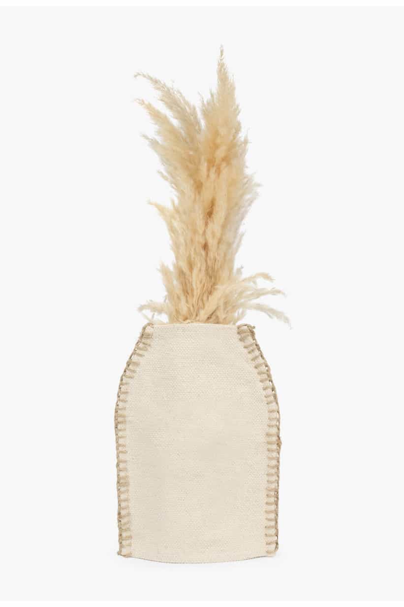 bottle-cover-asana-ecru-6 Calma House - Cotton Bottle Cover Asana 31x20cm - Image 1