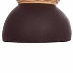ΔΙΑΚΟΣΜΗΤΙΚΟ ΒΑΖΟ ΔΑΠΕΔΟΥ MAYNARD HM4672.07S TERRACOTTA ΣΟΚΟΛΑΤΙ-RATTAN Φ27.5x50Υεκ - Image 10