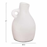 ΔΙΑΚΟΣΜΗΤΙΚΟ ΒΑΖΟ ΣΕΙΡΑ CLAYVON HM4405 ΤΕΡΑΚΟΤΑ ΣΕ ΛΕΥΚΟ Φ13x21Υεκ. - Image 2