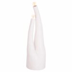 ΔΙΑΚΟΣΜΗΤΙΚΟ ΦΩΤΙΣΤΙΚΟ ΔΑΠΕΔΟΥ TUSKEN HM4702.02 FIBER CEMENT-ΛΕΥΚΟ 50x43x145Υεκ