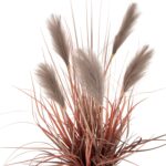 ΔΙΑΚΟΣΜΗΤΙΚΟ ΣΥΝΘΕΤΙΚΟ ΦΥΤΟ ΣΕ ΓΛΑΣΤΡΑ GRASS+FEATHER Φ14,5x12,5-86Υ εκ. HM4015 - Image 4