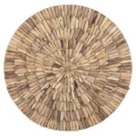 ΔΙΑΚΟΣΜΗΤΙΚΟ ΤΟΙΧΟΥ ΣΤΡΟΓΓΥΛΟ CHIIKI HM4299 DRIFTWOOD ΣΕ ΦΥΣΙΚΟ Φ80 εκ. - Image 3