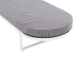 ΕΠΑΓΓΕΛΜ. ΞΑΠΛΩΣΤΡΑ MALLOW HM10715.01 ΛΕΥΚΟ ΑΛΟΥΜ.& ΓΚΡΙ ΜΑΞΙΛΑΡΙ 198x71x40,5-103Υεκ. - Image 8