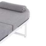 ΕΠΑΓΓΕΛΜ. ΞΑΠΛΩΣΤΡΑ MALLOW HM10715.01 ΛΕΥΚΟ ΑΛΟΥΜ.& ΓΚΡΙ ΜΑΞΙΛΑΡΙ 198x71x40,5-103Υεκ. - Image 9
