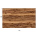 ΕΠΙΦΑΝΕΙΑ ΤΡΑΠΕΖΙΟΥ HPL ΟΡΘΟΓΩΝΙΑ HM5840.30 INDIAN SHEESHAM 120x80εκ. - Image 2