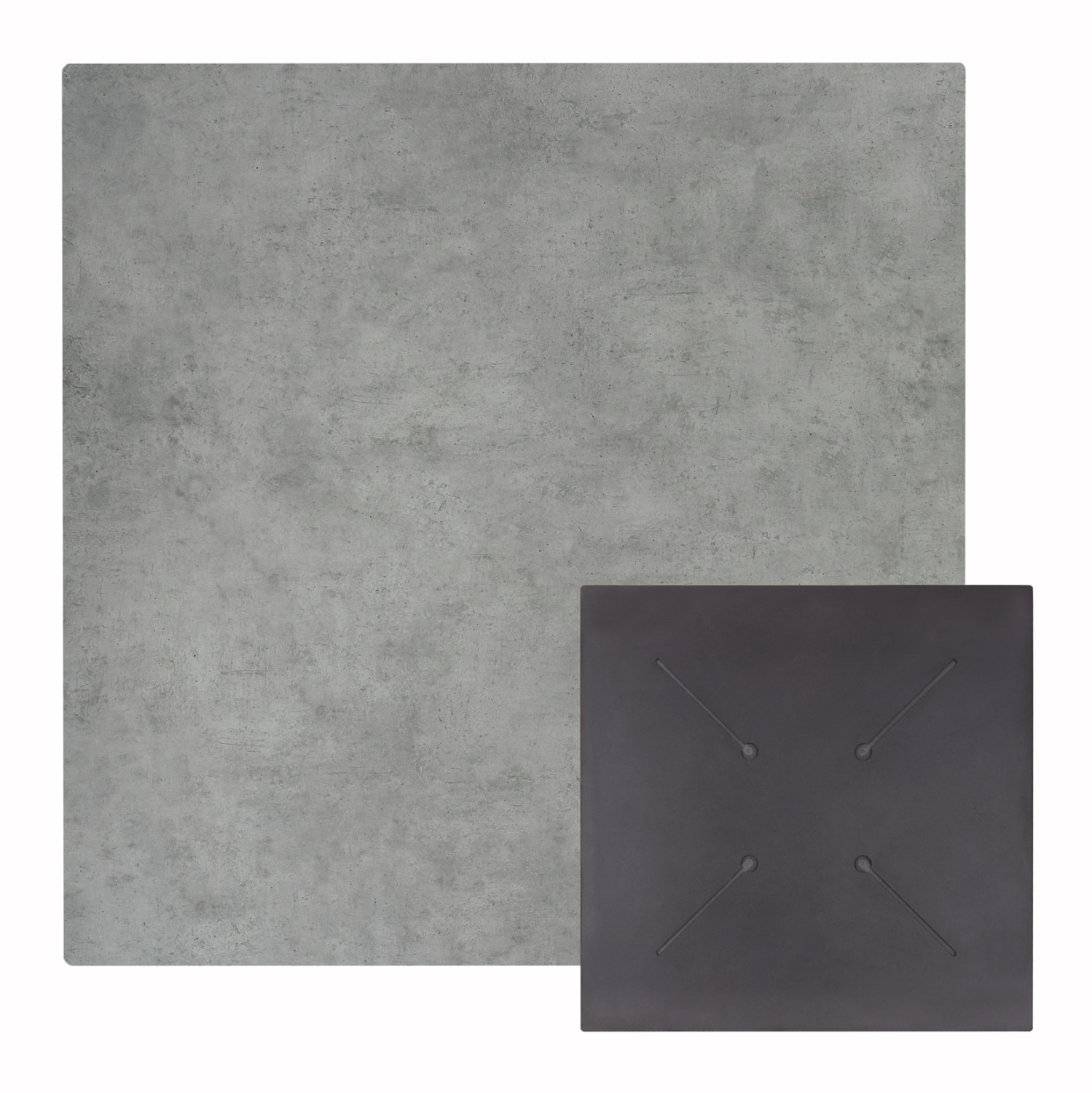 epifaneia-trapezioy-hpl-tetragoni-fb9583 ΕΠΙΦΑΝΕΙΑ ΤΡΑΠΕΖΙΟΥ HPL ΤΕΤΡΑΓΩΝΗ HM5837.32 CEMENT 60x60εκ. - Image 1