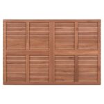 ΕΠΙΦΑΝΕΙΑ ΤΡΑΠΕΖΙΟΥ ΟΡΘΟΓΩΝΙΑ HM18138 ΞΥΛΟ TEAK--ΦΥΣΙΚΟ 120x80x4(πάχος)εκ. - Image 9