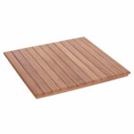ΕΠΙΦΑΝΕΙΑ ΤΡΑΠΕΖΙΟΥ ΤΕΤΡΑΓΩΝΗ HM18135 ΞΥΛΟ TEAK--ΦΥΣΙΚΟ 60x60x4(πάχος)εκ.