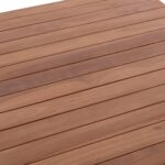 ΕΠΙΦΑΝΕΙΑ ΤΡΑΠΕΖΙΟΥ ΤΕΤΡΑΓΩΝΗ HM18137 ΞΥΛΟ TEAK--ΦΥΣΙΚΟ 80x80x4(πάχος)εκ. - Image 5