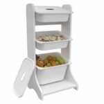 ΕΠΙΠΛΟ ΑΠΟΘΗΚΕΥΣΗΣ FRED HM18207.01 ΛΕΥΚΗ ΜΕΛΑΜΙΝΗ 44x35x90Υεκ. - Image 3