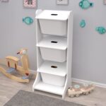 ΕΠΙΠΛΟ ΑΠΟΘΗΚΕΥΣΗΣ FRED HM18208.01 ΛΕΥΚΗ ΜΕΛΑΜΙΝΗ 44x35x107Υεκ. - Image 4