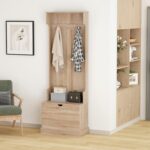 ΕΠΙΠΛΟ ΕΙΣΟΔΟΥ KAYLOR HM2474.01 ΜΕ ΚΡΕΜΑΣΤΡΕΣ&ΑΠΟΘ.ΧΩΡΟ- MDF ΣΕ ΣΟΝΑΜΑ 65x34x180Υεκ - Image 3