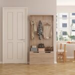 ΕΠΙΠΛΟ ΕΙΣΟΔΟΥ KAYLOR HM2475.01 ΜΕ ΚΡΕΜΑΣΤΡΕΣ&ΑΠΟΘ.ΧΩΡΟ-MDF ΣΕ ΣΟΝΑΜΑ 93x34x180Υεκ - Image 5