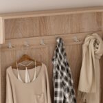 ΕΠΙΠΛΟ ΕΙΣΟΔΟΥ KAYLOR HM2475.01 ΜΕ ΚΡΕΜΑΣΤΡΕΣ&ΑΠΟΘ.ΧΩΡΟ-MDF ΣΕ ΣΟΝΑΜΑ 93x34x180Υεκ - Image 8