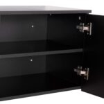 ΕΠΙΠΛΟ ΕΙΣΟΔΟΥ ΜΕ ΚΑΘΡΕΠΤΗ MYLES HM18080.02 ΜΕΛΑΜΙΝΗ ΣΟΝΑΜΑ-ΜΑΥΡΟ 100x37x200Υεκ - Image 7