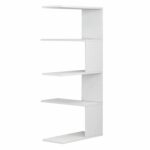 ΕΠΙΤΟΙΧΙΑ ΡΑΦΙΕΡΑ RORY HM8931.11 ΜΕΛΑΜΙΝΗ ΣΕ ΛΕΥΚΟ 22x51,5x109Υ εκ. - Image 5