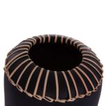 ΕΠΙΤΡΑΠΕΖΙΟ ΔΙΑΚΟΣΜΗΤΙΚΟ ΒΑΖΟ LENNOX HM4675.01S TΕΡΑΚΟΤΑ ΣΕ ΜΑΥΡΟ--Φ18x33Υεκ. - Image 7