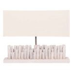 ΕΠΙΤΡΑΠΕΖΙΟ ΦΩΤΙΣΤΙΚΟ TWIGGY HM4426 DRIFTWOOD & ΚΑΠΕΛΟ ΣΕ ΛΕΥΚΟ 50,5x16,5x40Υεκ. - Image 3