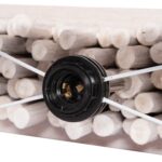 ΕΠΙΤΡΑΠΕΖΙΟ ΦΩΤΙΣΤΙΚΟ TWIGGY HM4426 DRIFTWOOD & ΚΑΠΕΛΟ ΣΕ ΛΕΥΚΟ 50,5x16,5x40Υεκ. - Image 6