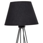 ΕΠΙΤΡΑΠΕΖΙΟ ΦΩΤΙΣΤΙΚΟ LIVO HM4708.01 ΜΑΥΡΟ ΜΕ ΤΡΙΠΟΔΗ ΜΕΤΑΛΛΙΚΗ ΒΑΣΗ Φ22x36Υεκ. - Image 4