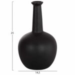 ΕΠΙΤΡΑΠΕΖΙΟ ΚΕΡΑΜΙΚΟ ΔΙΑΚΟΣΜΗΤΙΚΟ ELENDIL HM4593.02 ΜΑΥΡΟ ΜΑΤ 14,5x25Υεκ - Image 2