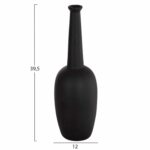 ΕΠΙΤΡΑΠΕΖΙΟ ΚΕΡΑΜΙΚΟ ΔΙΑΚΟΣΜΗΤΙΚΟ ELENDIL HM4591.02 ΜΑΥΡΟ ΜΑΤ Φ12x39.5Υεκ - Image 2